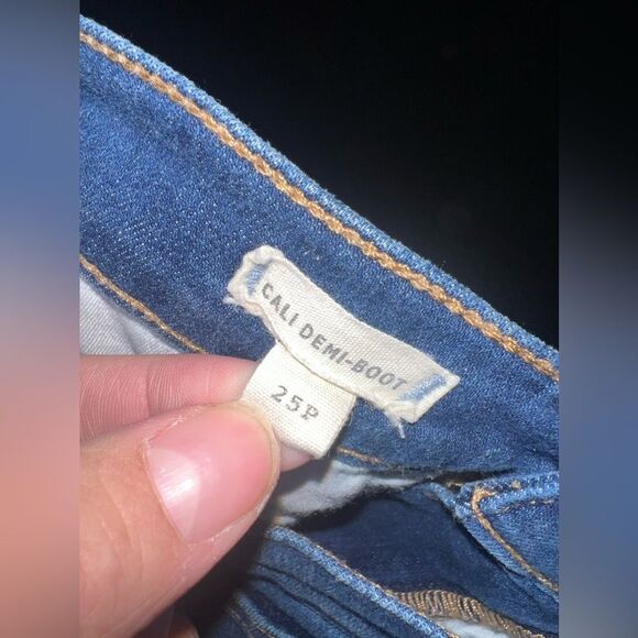 Madewell Cali Demi-Boot Jeans Medium Wash Size 25P EUC - Picture 6 of 9